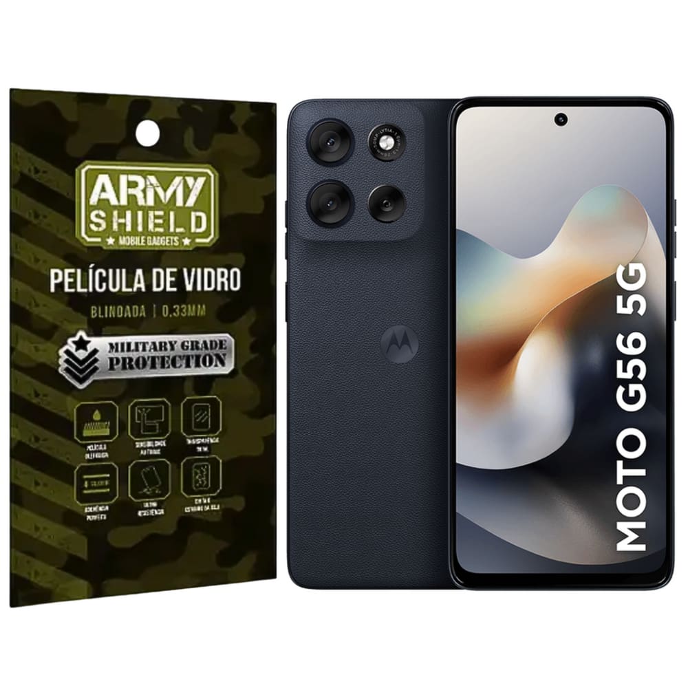 Película de Vidro 3D Para Moto G56 Blindada - Armyshield