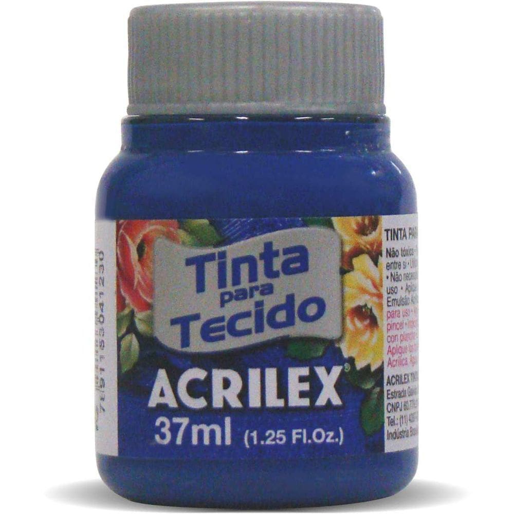 Tinta Tecido Fosca 037Ml Azul Cobalto