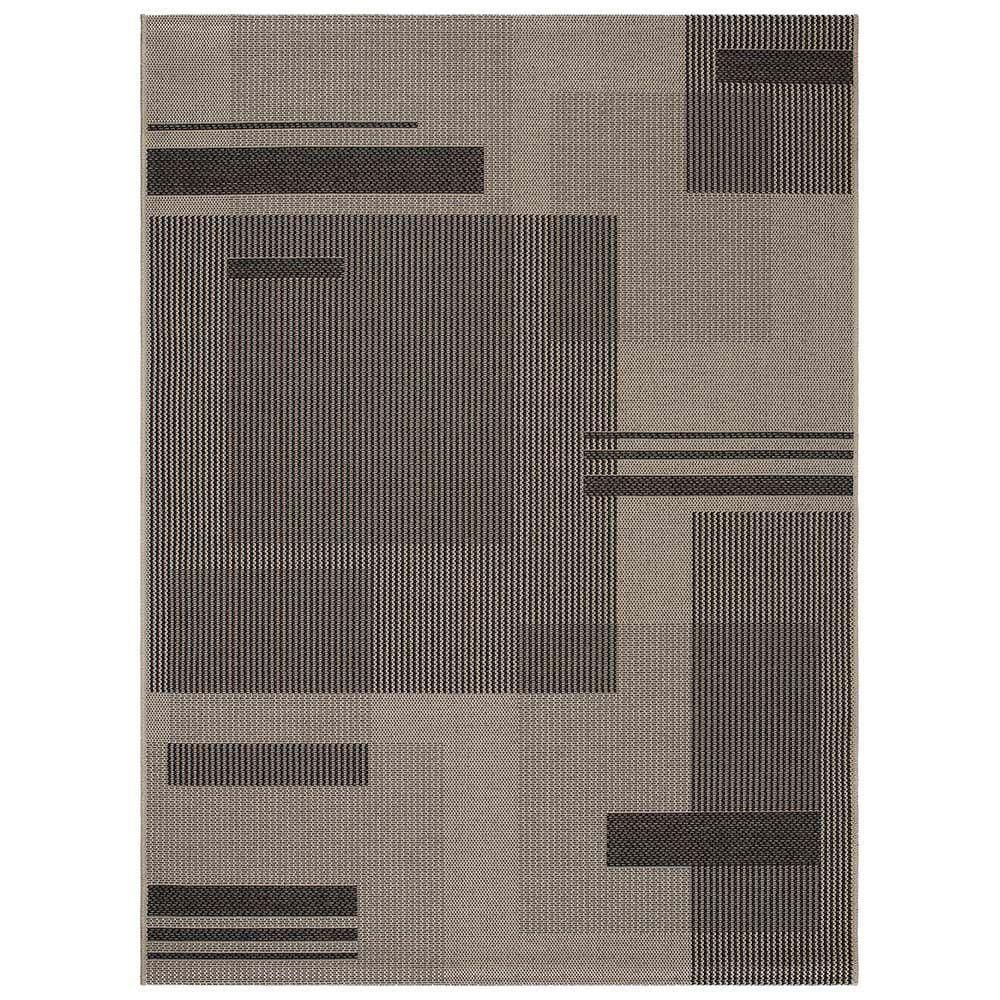 Tapete Sisal Eco Nature Painel 77 Bege-chumbo 1,50x2,00m