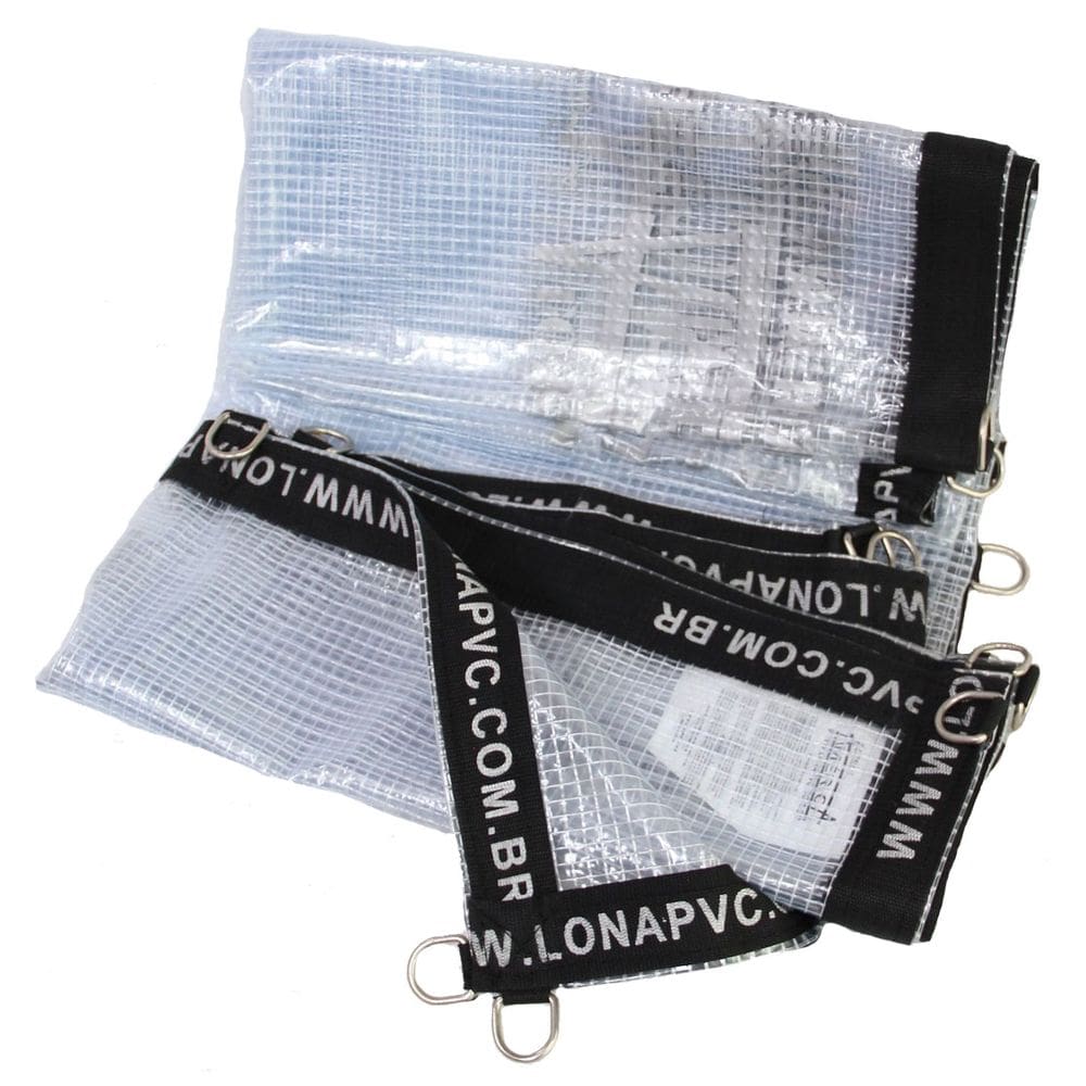 Lona transparente 4x7 m lonil cobertura impermeável + argola
