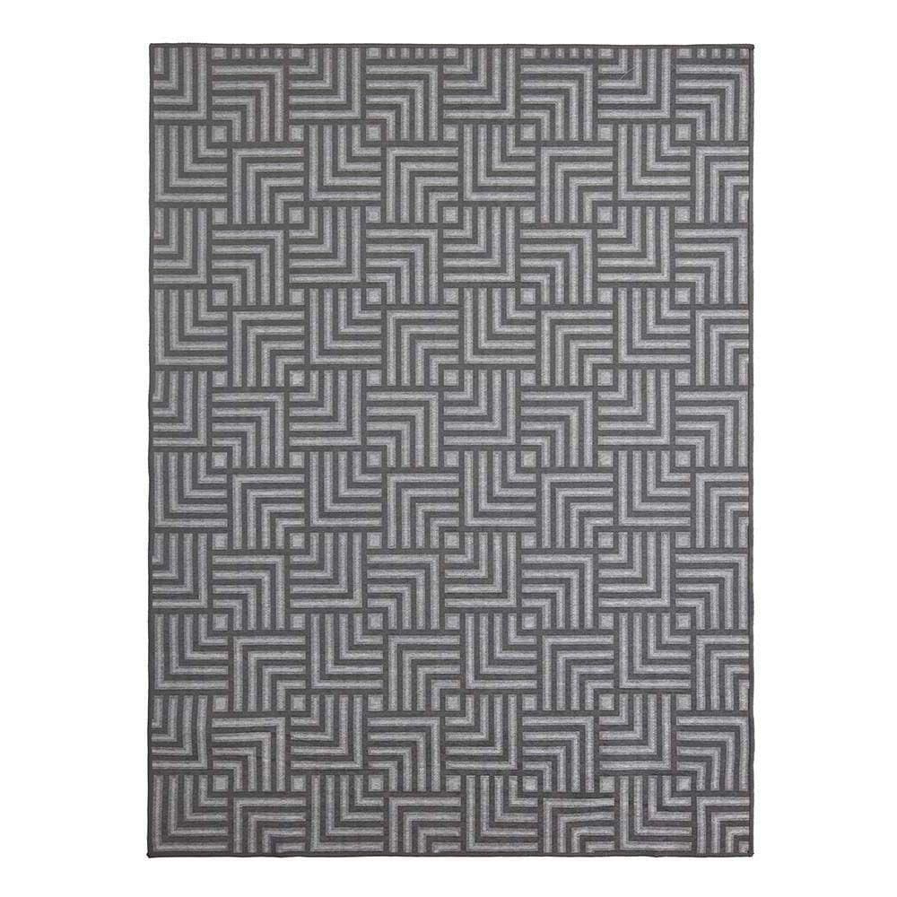 Tapete Para Sala Funcional Tabuleiro 56 Chumbo 1,50x2,00m