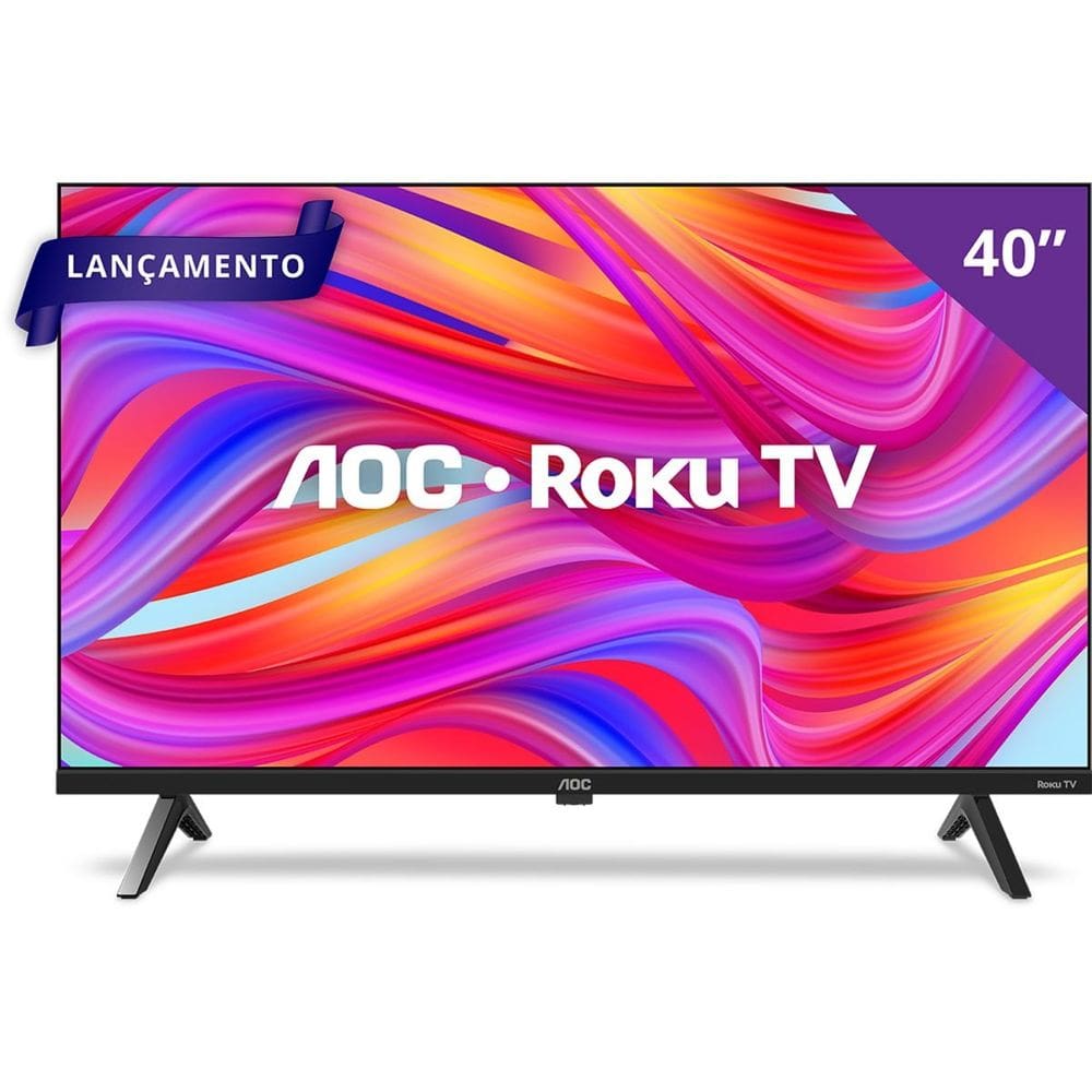 Smart Tv 40 Aoc Led Full Hd Roku Tv Conversor Digital