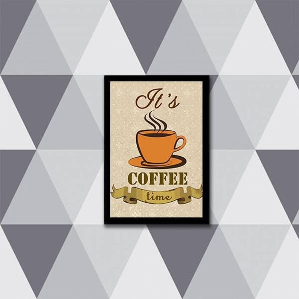 Quadro It`S Coffee Time 24X18Cm