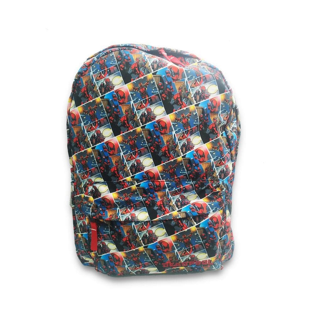Mochila Escolar Costas Deadpool Juvenil