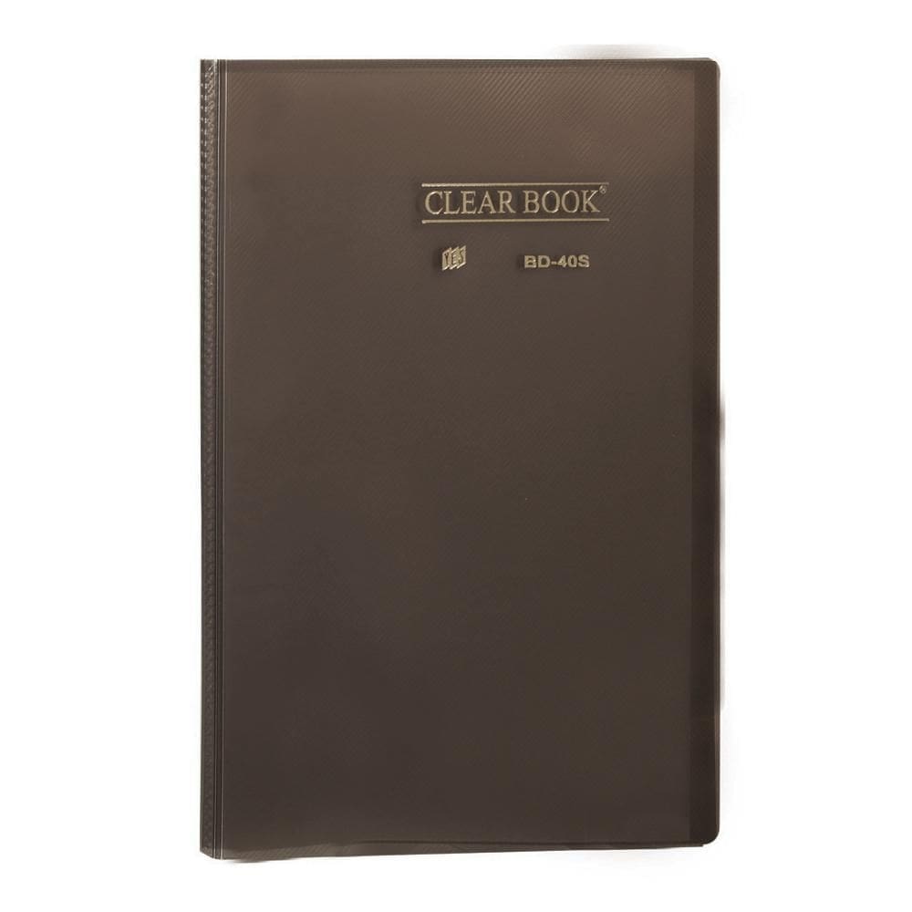 Pasta Catálogo Clear Book 40 Sacos Ofício Polipropileno