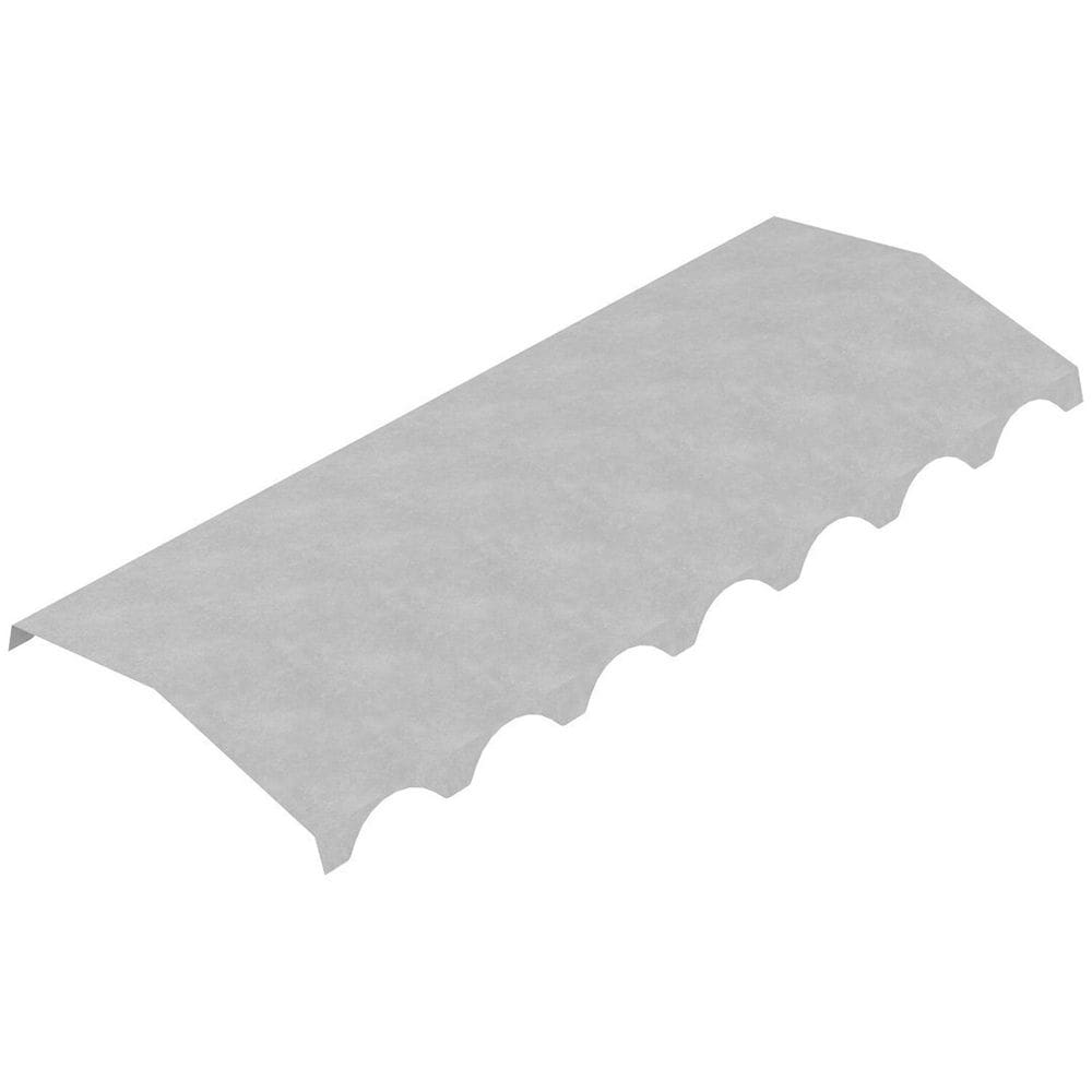 Cumeeira Dentada para Telha Ondulada Isolamento Térmico em Pir Ap 15mm Semisanduíche 3,00m