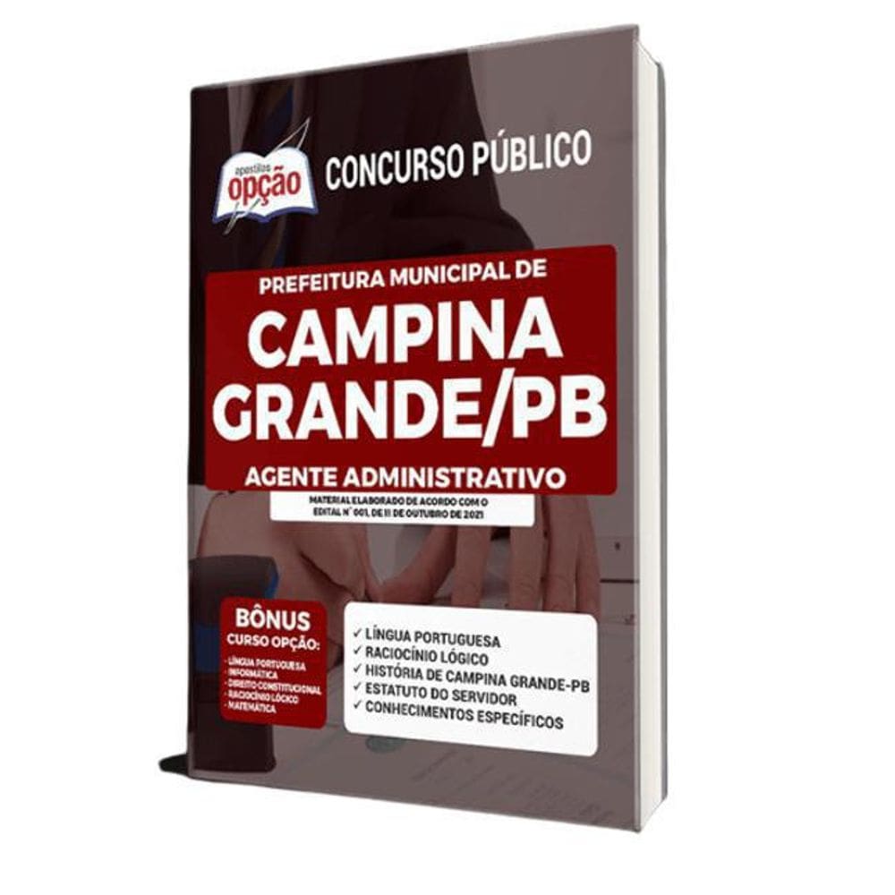 Apostila Campina Grande Pb - Agente Administrativo