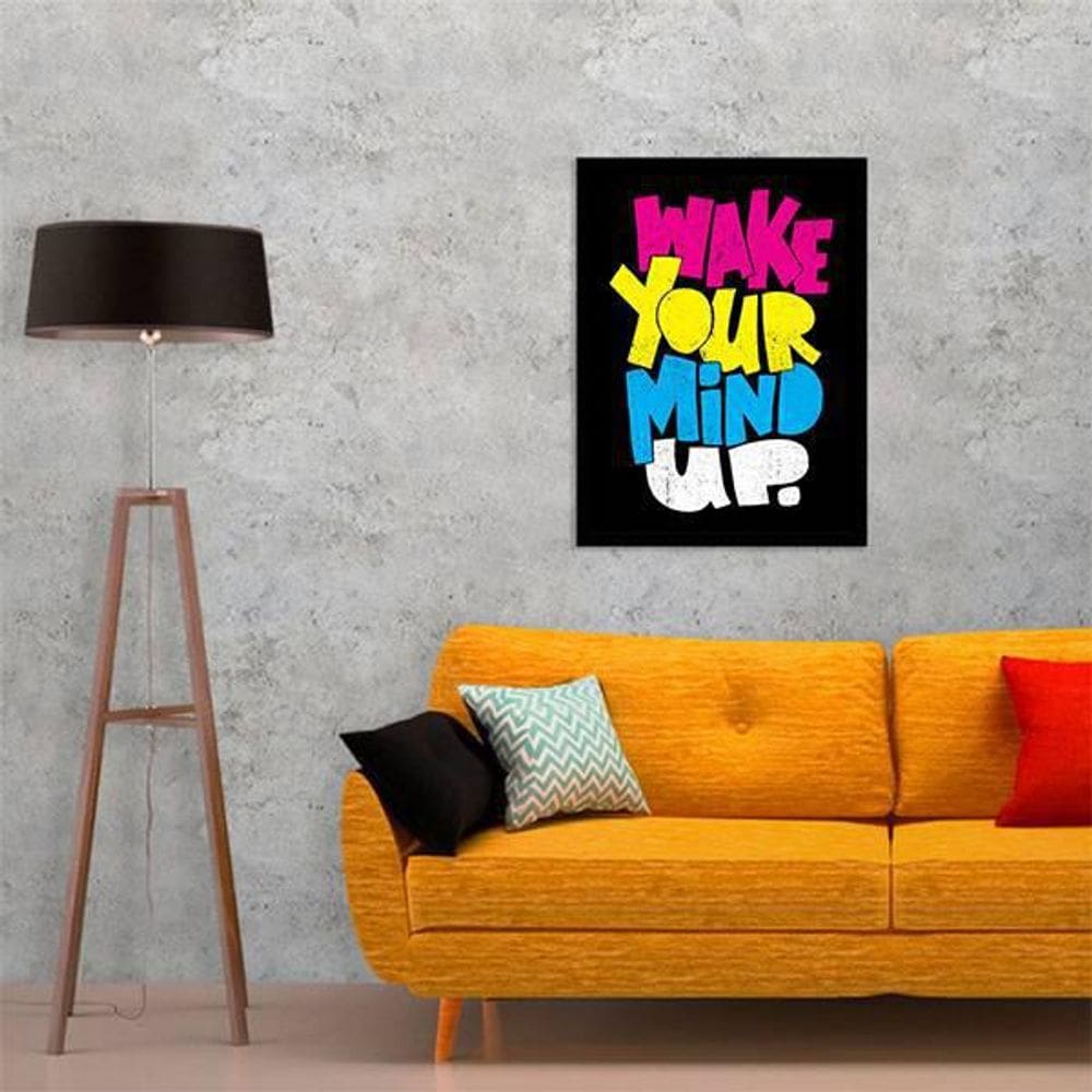 Quadro Decorativo Make Your Mind Up 45X34Cm