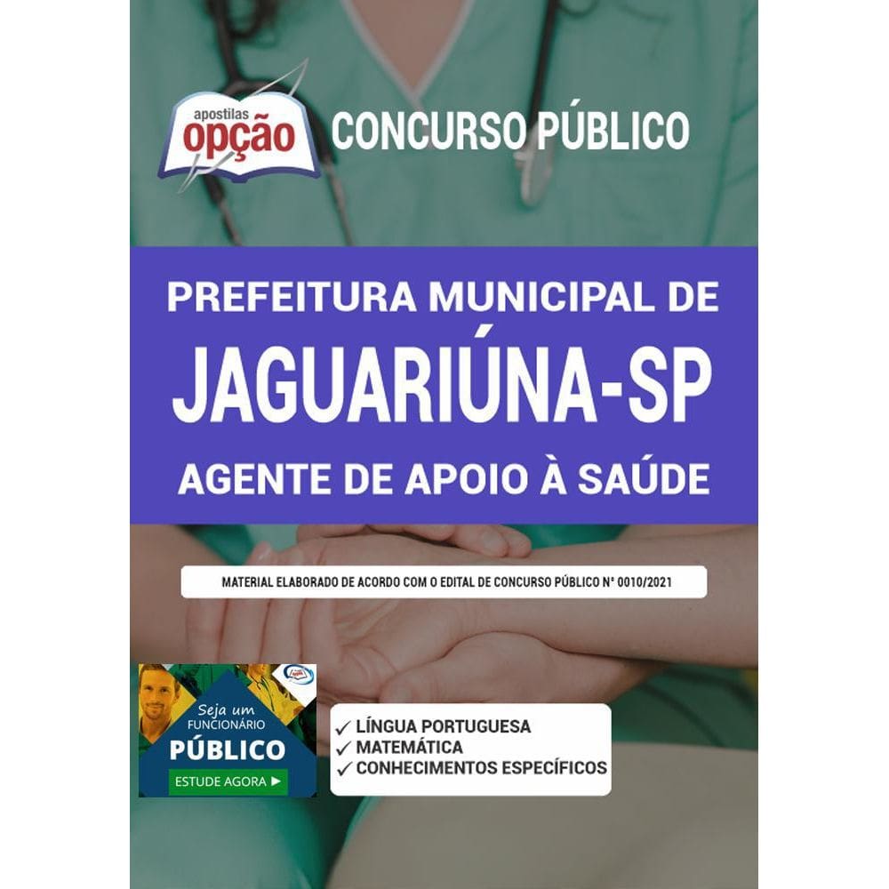Apostila Concurso Jaguariúna Sp - Agente De Apoio À Saúde