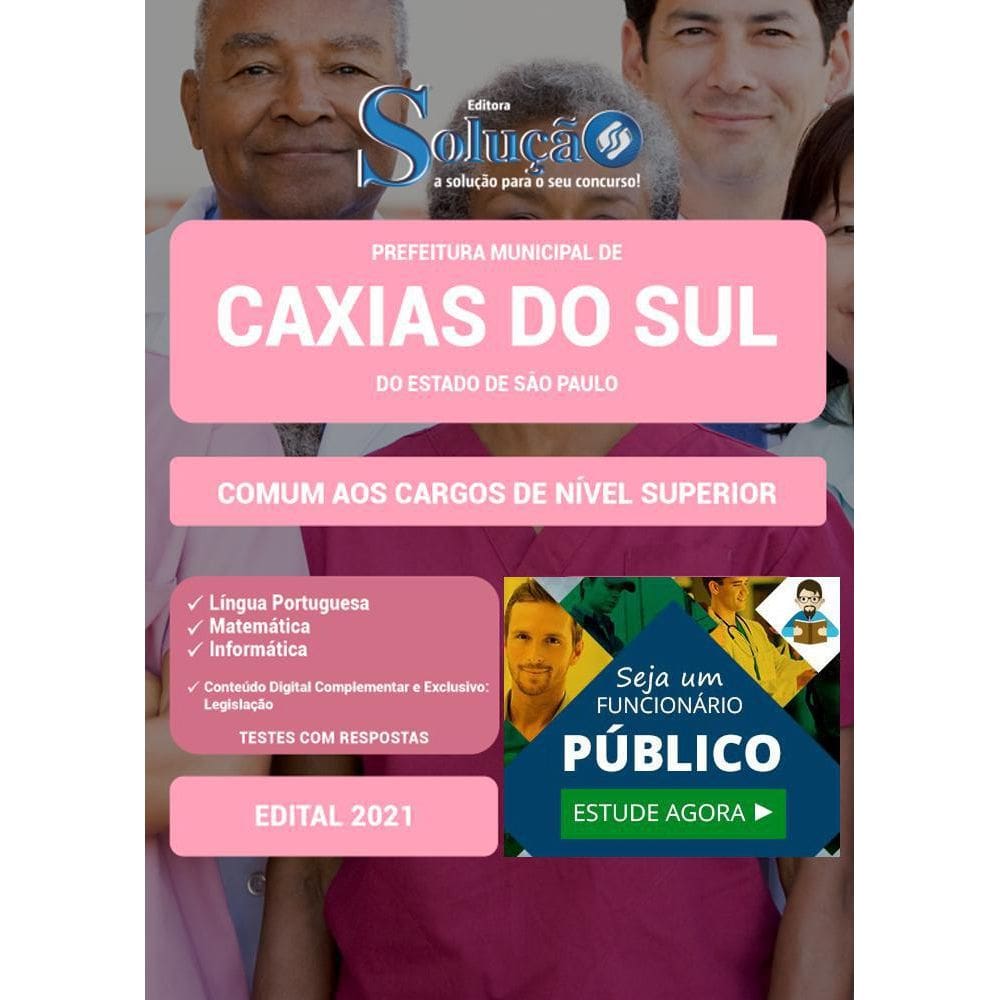 Apostila Caxias Do Sul Rs - Cargos De Nível Superior