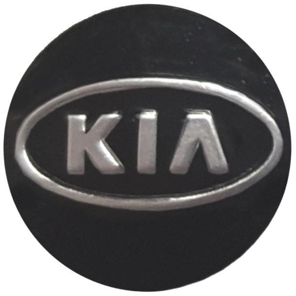 Kit 10 Adesivos Alumínio Kia Redondo
