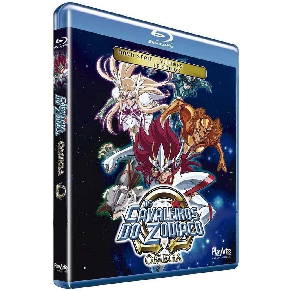 Blu-Ray Os Cavaleiros Do Zodíaco Ômega Vol.2 Episódios 13-27