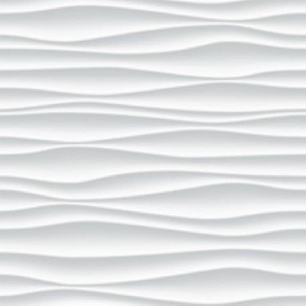Papel De Parede Efeito Gesso 3D Ondulado Geométrico 3M