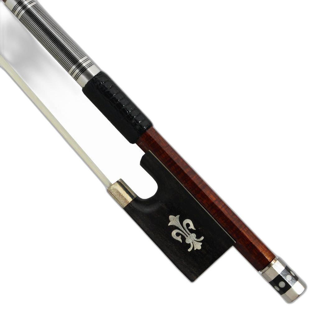 Arco Misto Carbono/Madeira Flor De Lis Violino 4/4 Ebony 64g
