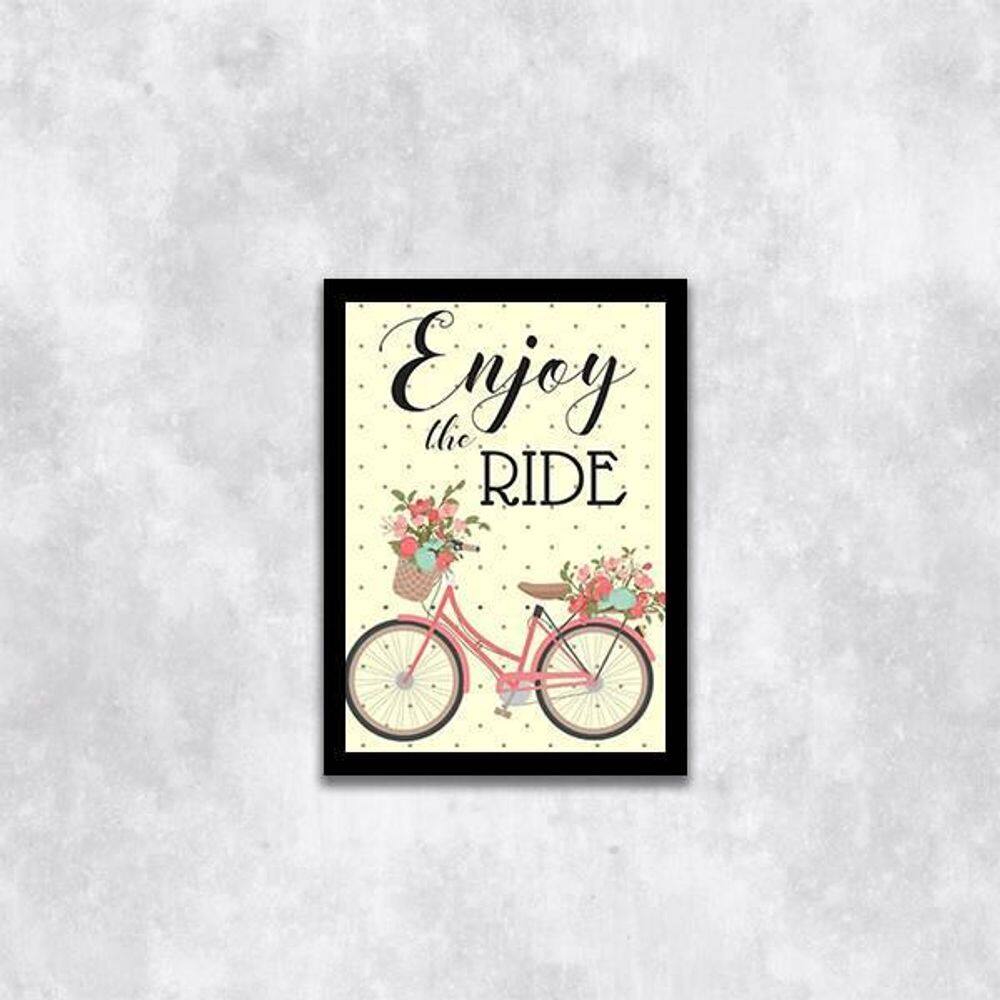 Quadro Enjoy The Ride 24X18Cm