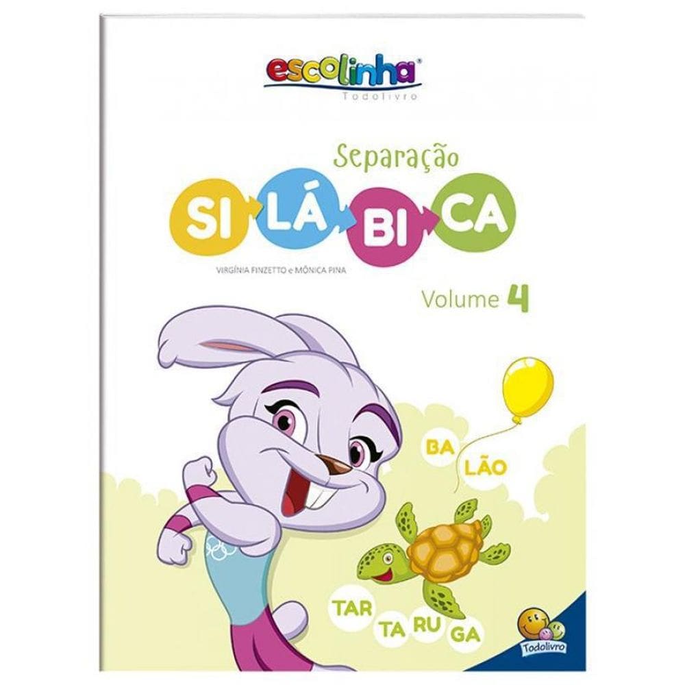 Livro Escolinha Separação Silábica: Vol. 4