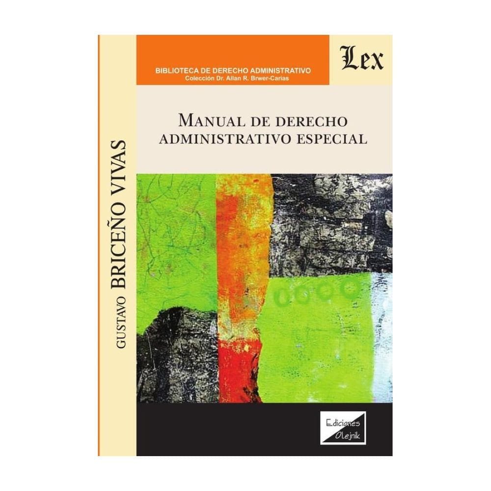 Manual de derecho administrativo especial - Espanhol