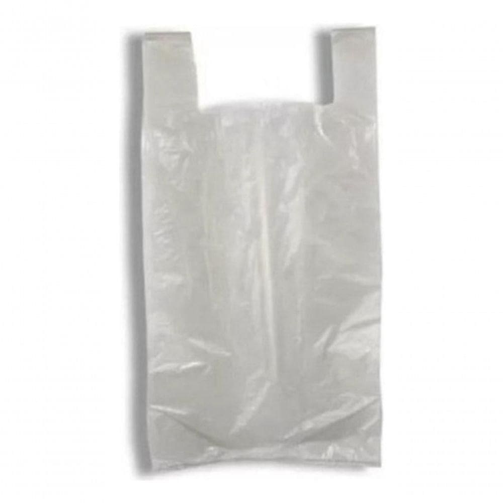 Sacola Plástica Branca Reciclada 40x50 - 5kg