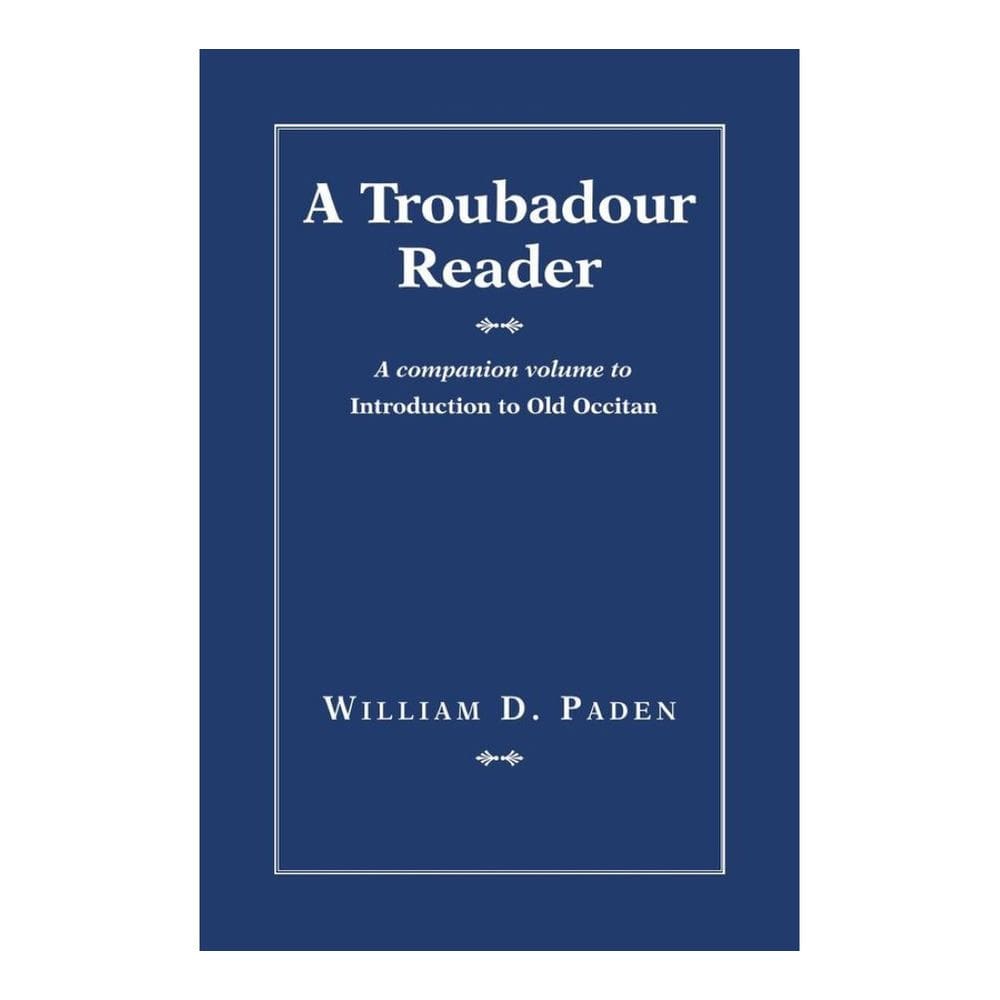 A Troubadour Reader - Inglês