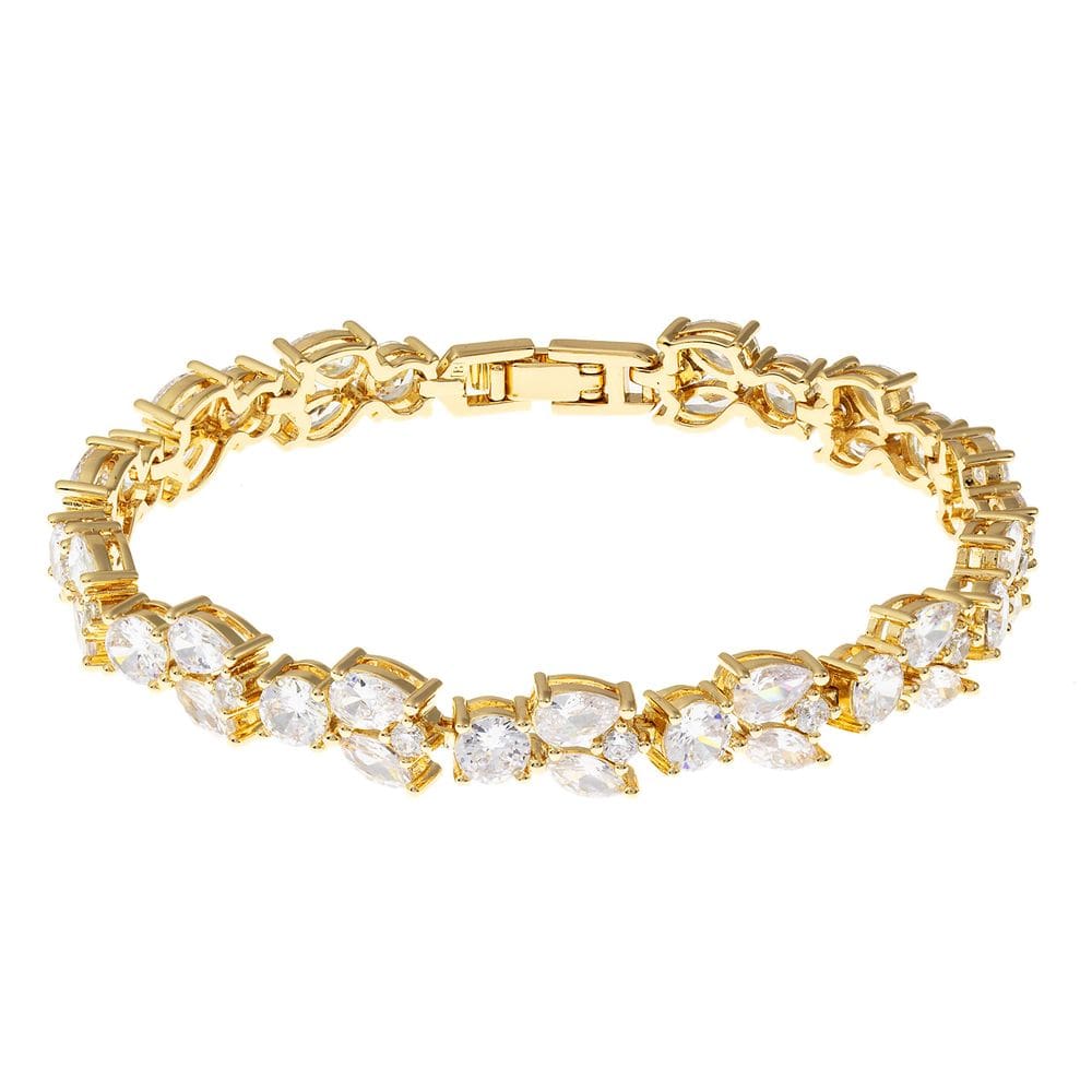Pulseira ELEGANT CONFETTI Juliet banhada a ouro amarelo 18k
