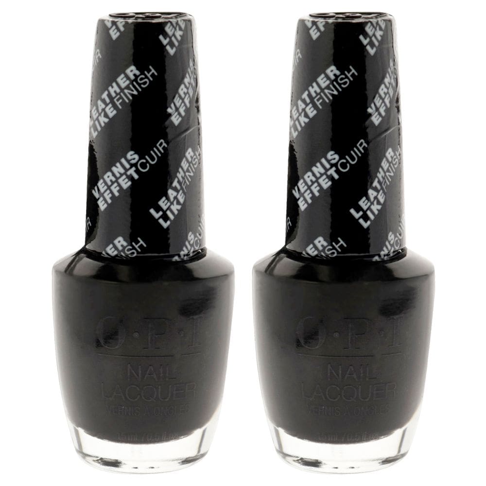Verniz para unhas OPI NL G55 Leather Grease is the Word (pacote com 2)