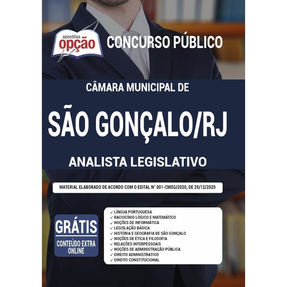Apostila Câmara São Gonçalo Rj - Analista Legislativo