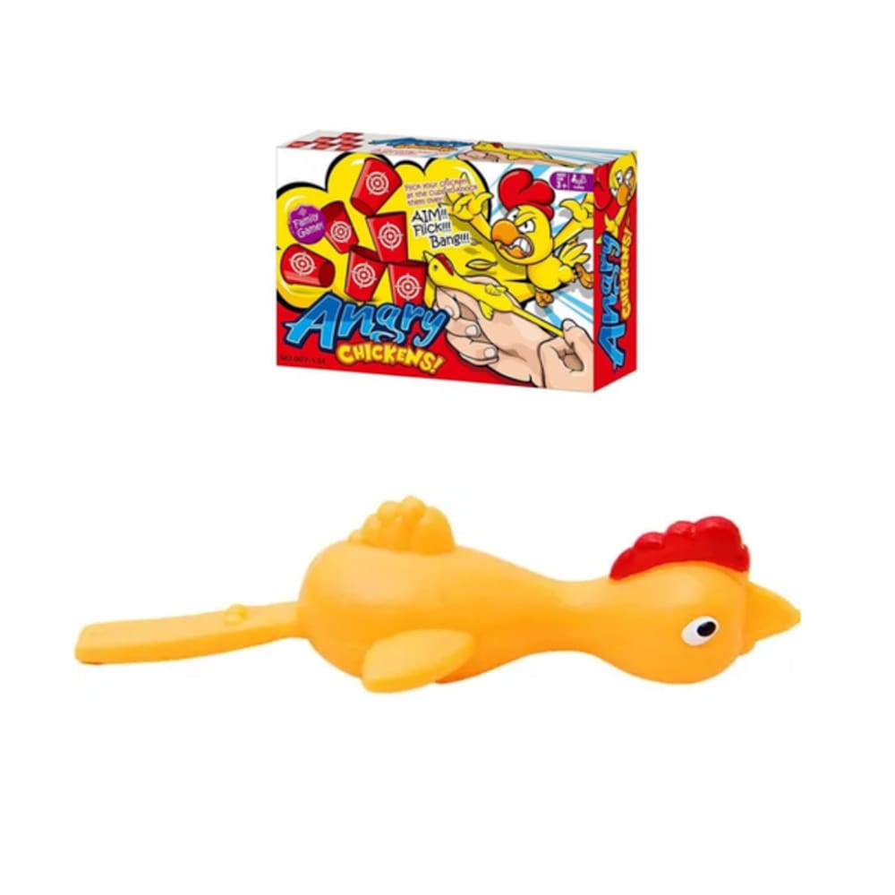 Jogo Angry Chickens Atira Frango No Alvo Estilingue De Dedo