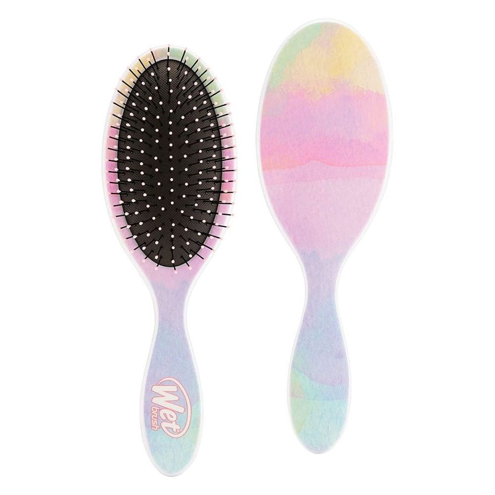 Wet Brush autêntico Detangler Colorida Com Listras