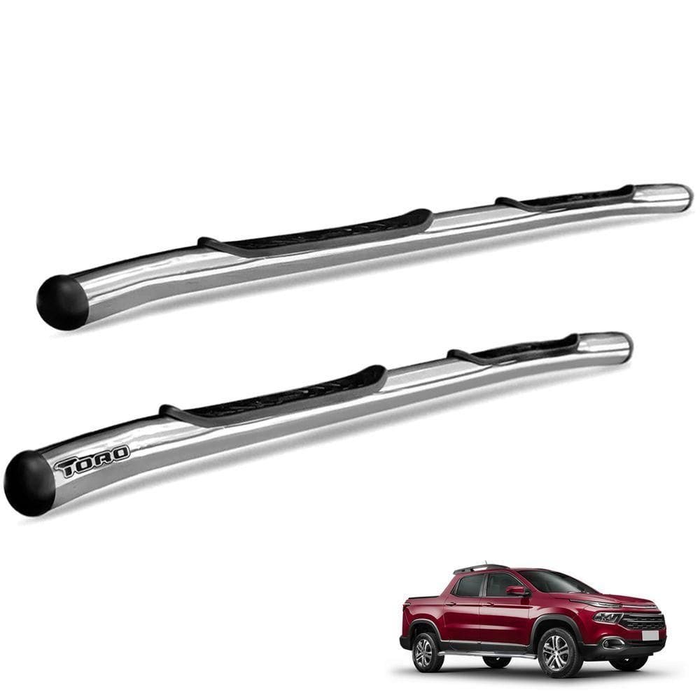 Estribo Lateral Tubular Toro 2016 A 2025 Aço Carbono Cromado