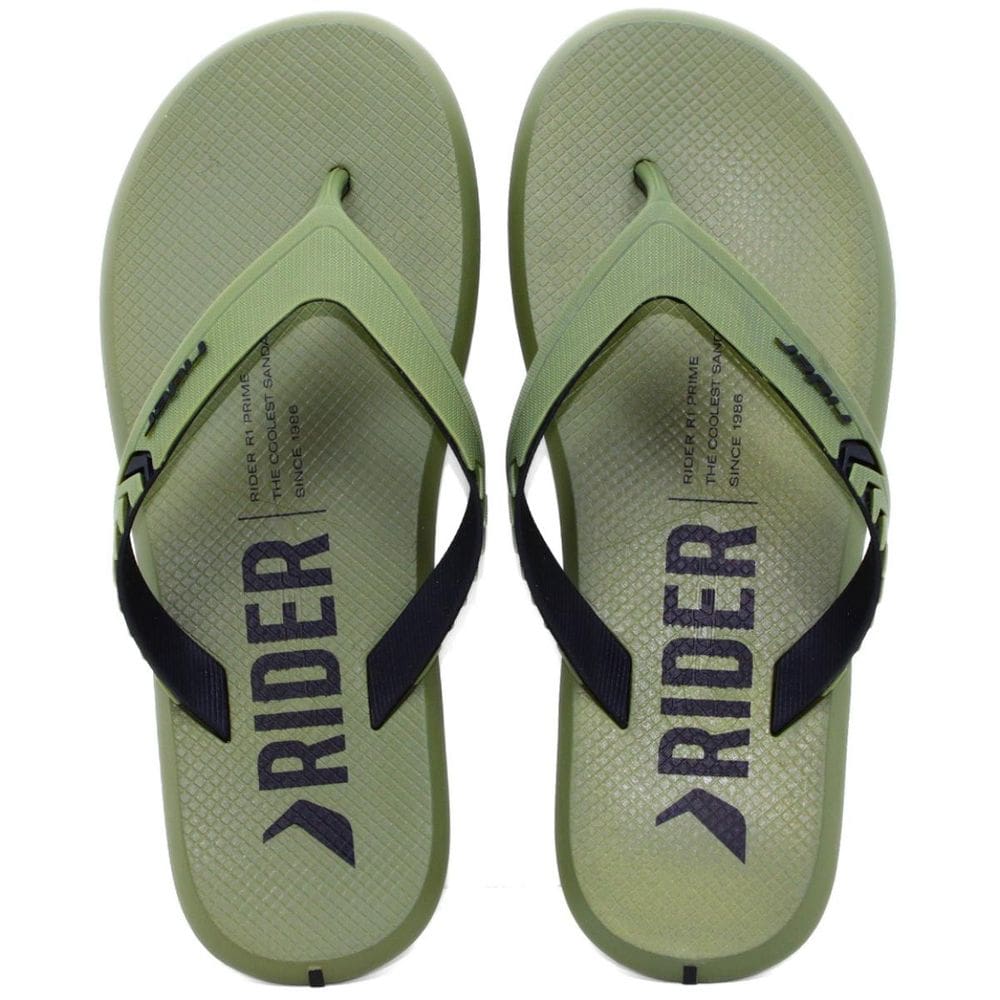 Chinelo Rider R1 Prime Masculino - Verde e Preto