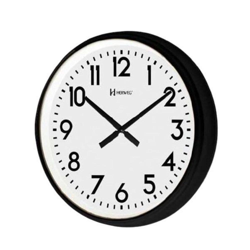 Relógio De Parede Herweg 6463-021 Grande Preto
