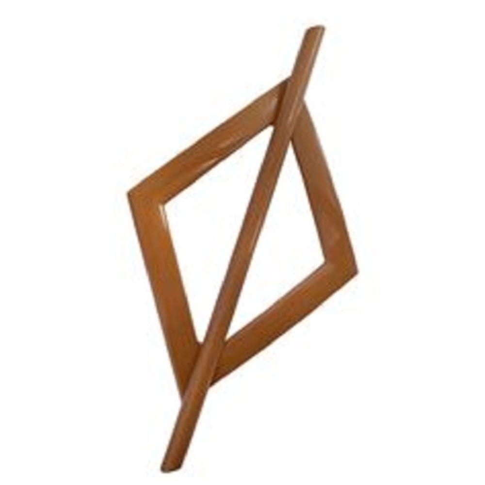 Abraçadeira PVC Losango Cerejeira 14x21cm - Bastão 26cm