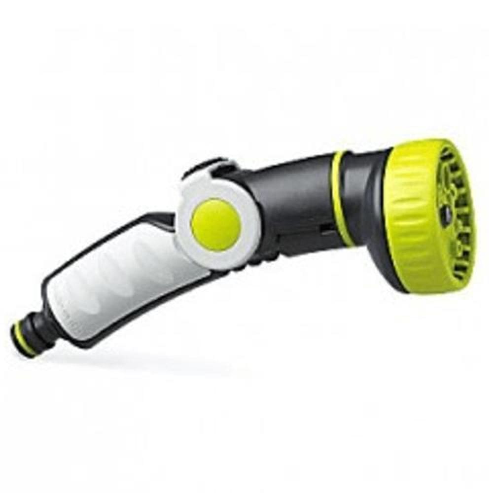 Esguicho Verde Regulavel 8 Funcoes C Engate Rapido Mangueira