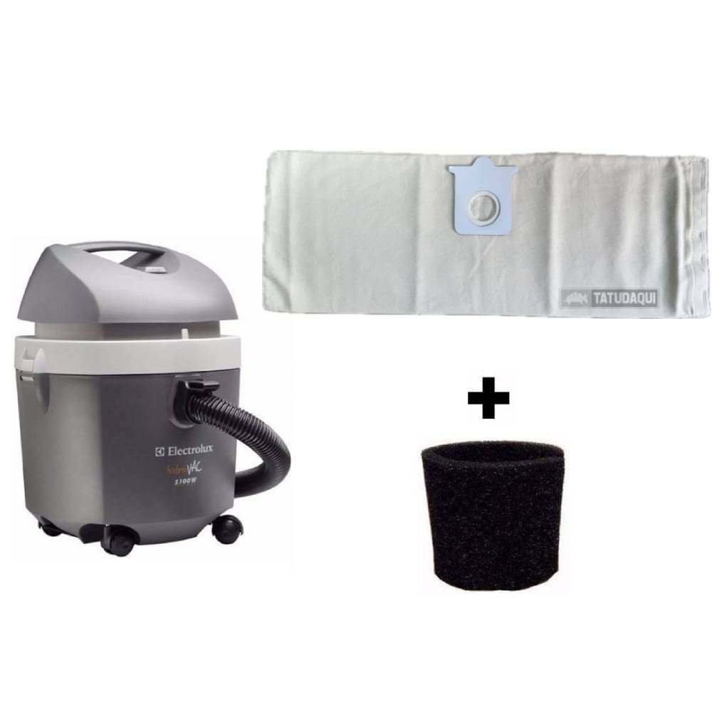 Saco Reutilizável Para Aspirador Electrolux Hidrovac 1300w + Filtro
