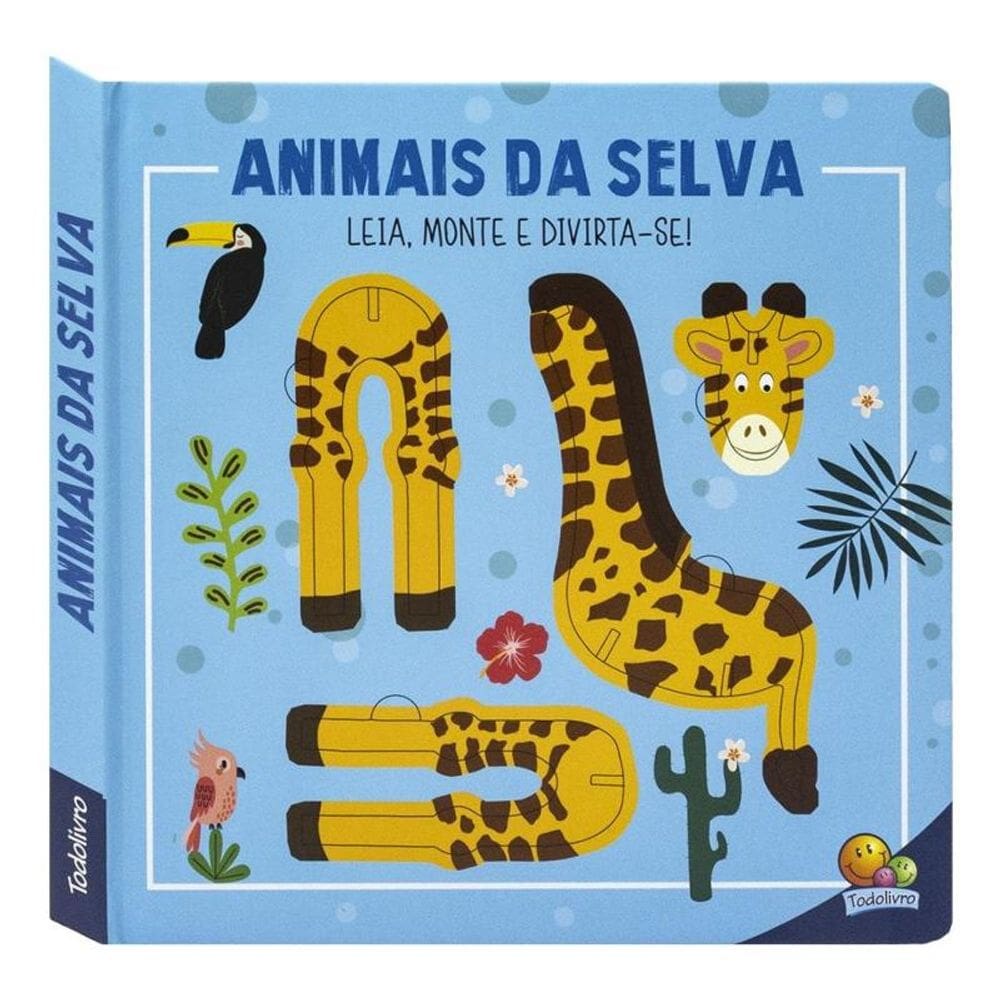 Leia, Monte e Divirta-se! Animais da Selva