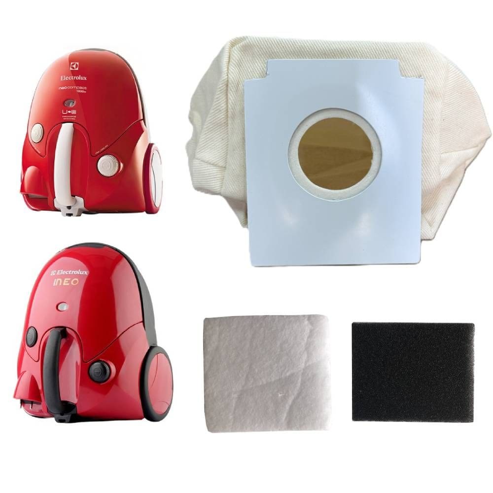 Saco Reutilizável Para Aspirador Electrolux Neo + FIltros