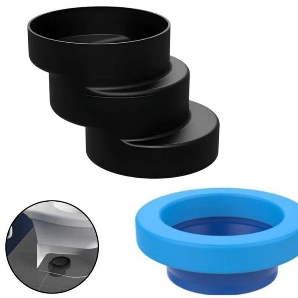 Bolsa Deslocamento Vaso Sanitário Excêntrica + Anel Cera 4P