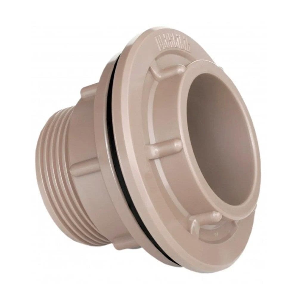 Adaptador Soldável Plastilit para Caixa D`água 32mm x 1P - Embalagem com 5 Unidades