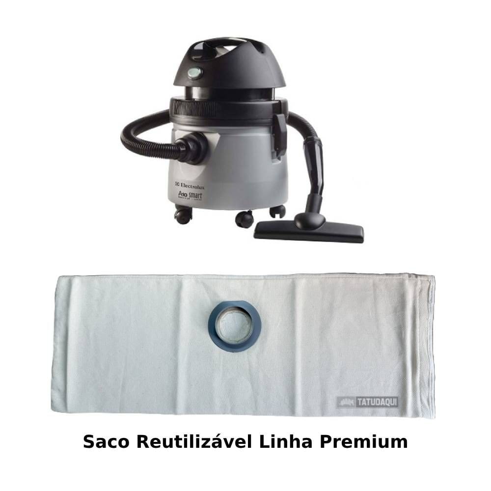 Saco Reutilizável Tecido Aspirador Electrolux A10 Smart Antigo