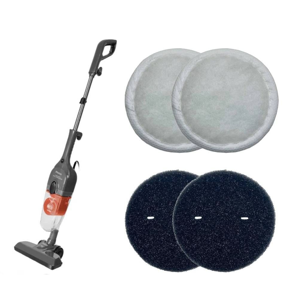 Kit 2 Filtros Para Aspirador Pó Vertical Philco CicloneForce PAS1550C