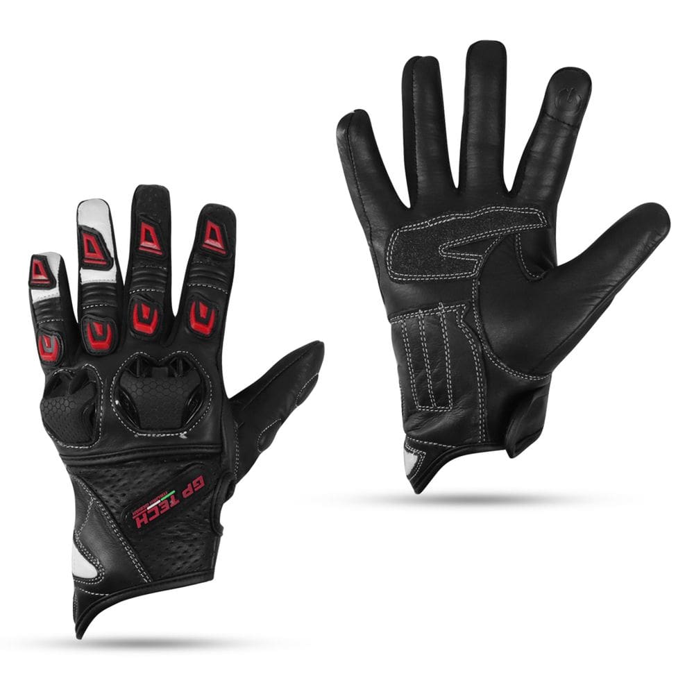 Luva Gp Tech Verona Urbana C/ Proteções Preto/Vermelho