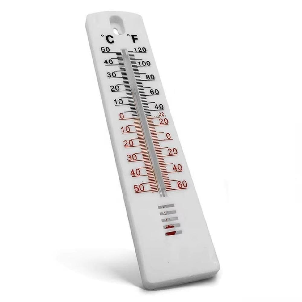 Termometro Ambiente De Parede Casa Sauna Escritório Sitio Interno Externo Analógico Higrômetro Escala °c E °f