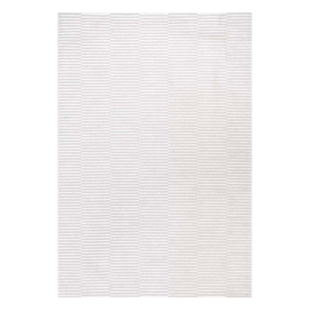 Tapete Para Sala Sofia 04 Bege E Cinza 1,40x2,00m - Edantex