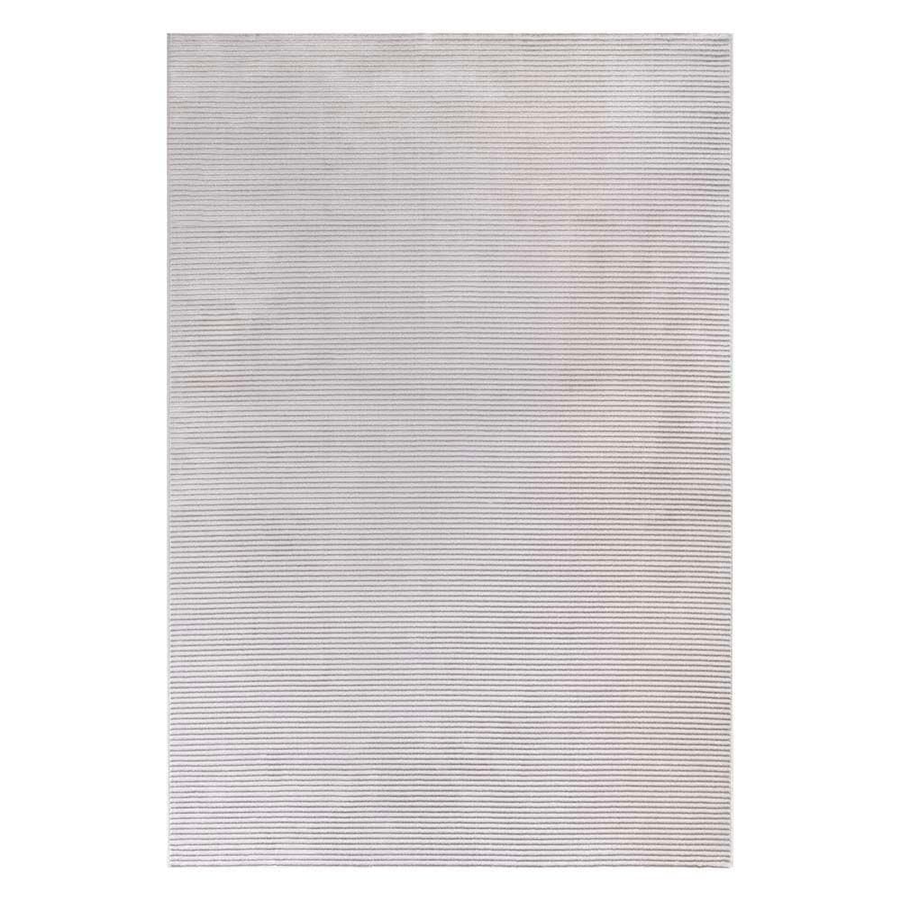 Tapete Para Sala Sofia 03 Bege E Cinza 1,40x2,00m - Edantex