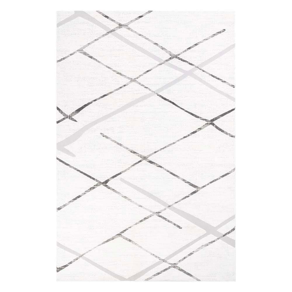 Tapete Para Sala Sofia 06 Bege E Cinza 2,50x3,00m - Edantex