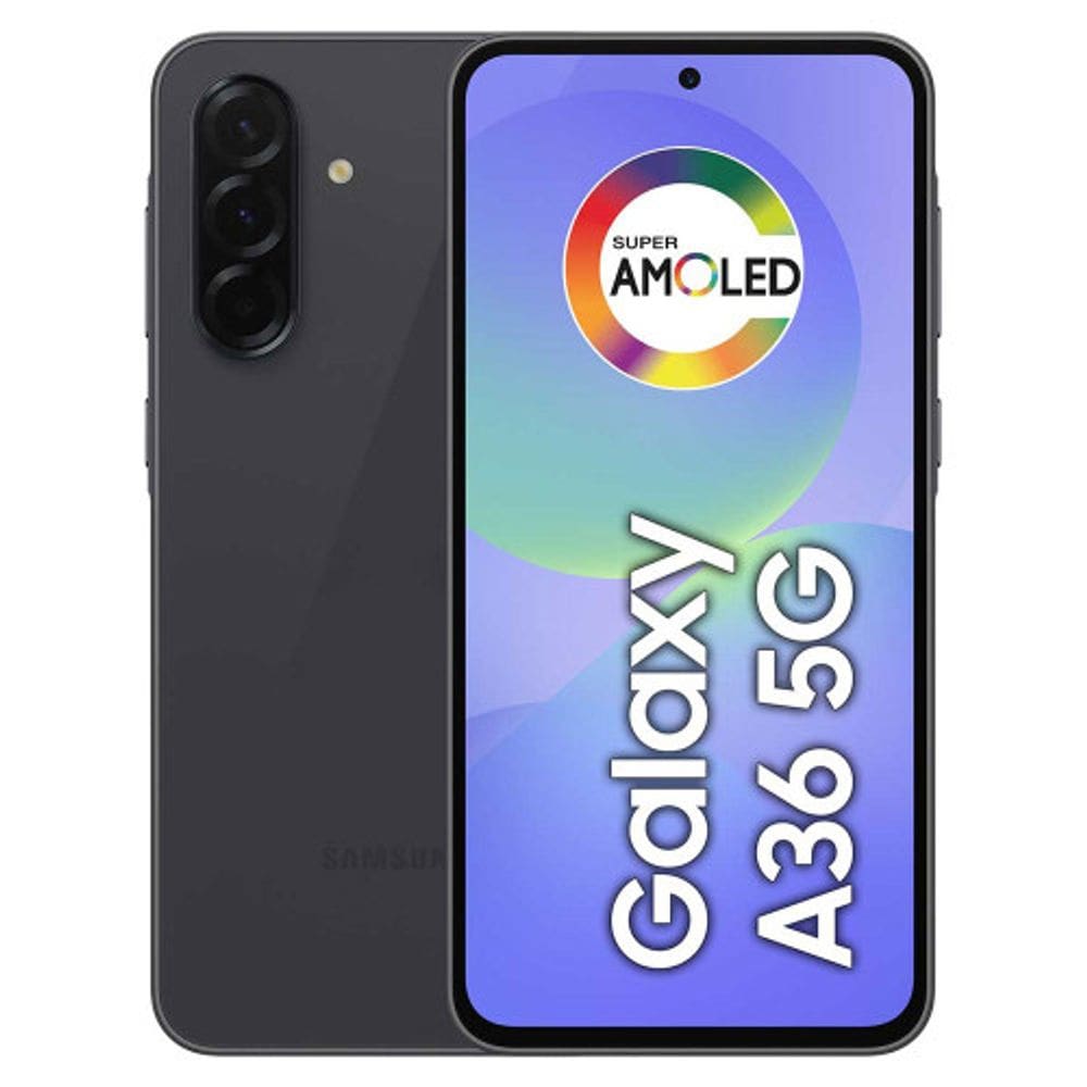 Smartphone Samsung Galaxy A36 128GB 6GB RAM 5G Preto Tela 6,7 Polegadas