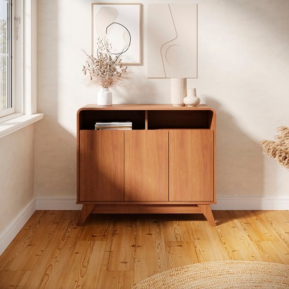 Buffet Aparador Eccos 3 Portas Nature – Potenza Móveis