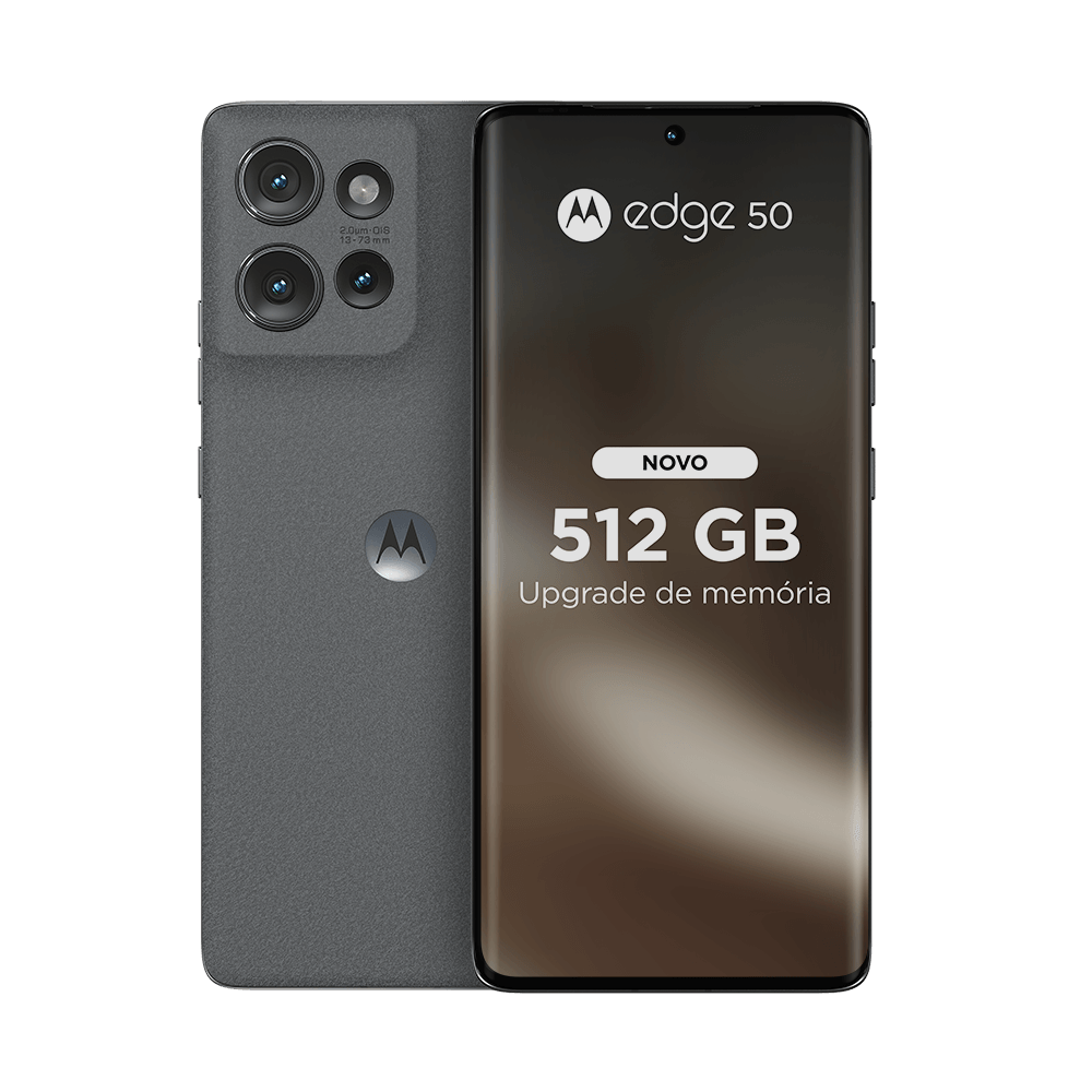 Smartphone Motorola Edge 50 5G - 512GB 24GB (12GB RAM+12GB Ram Boost) 50MP Sony Camera Moto AI Ultrarresistencia militar