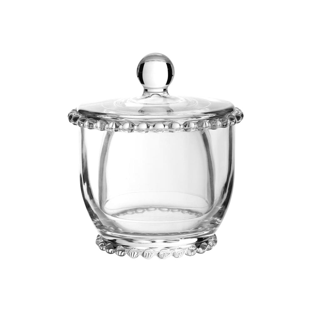 Manteigueira Francesa de Vidro com Tampa Pearl Pérola 11x10,5cm