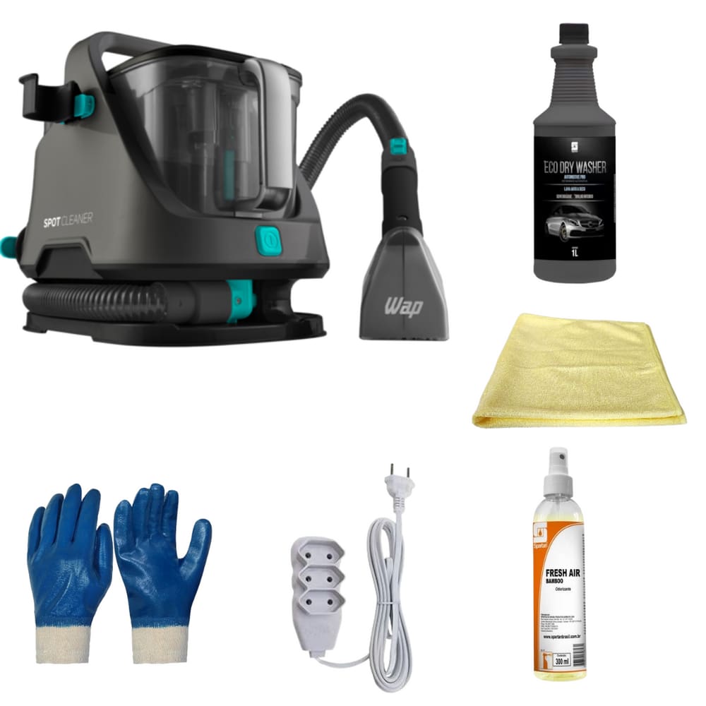Kit Limpeza e Estética Automotiva Completo e de Alta Performance - WAP